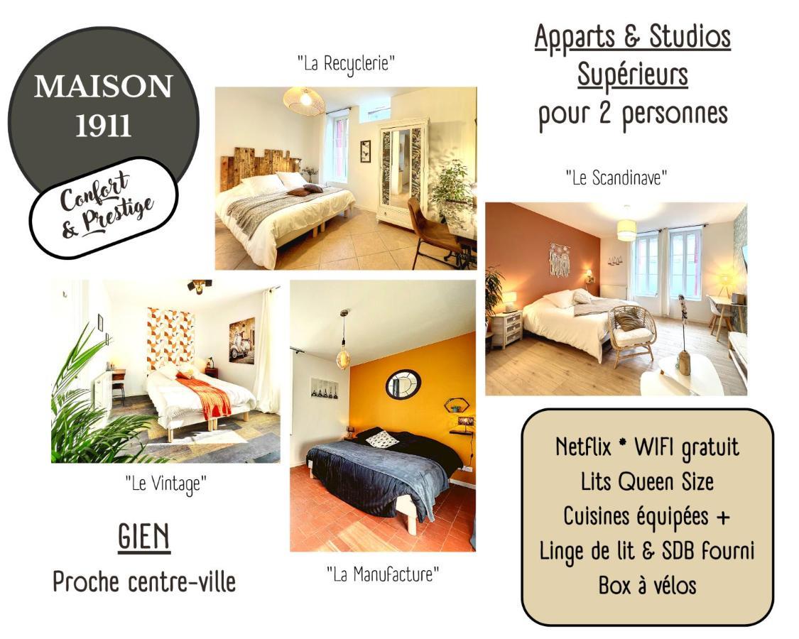 Studio La Recyclerie - Maison 1911 - Confort & Prestige Жьен Экстерьер фото